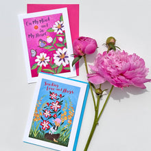 Load image into Gallery viewer, On My Mind and in My Heart Card (Blank Inside)