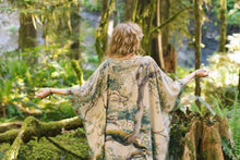 Load image into Gallery viewer, Earth &amp; Sky Bohemian Goddess Starduster Kimono w/Trees