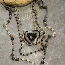 Load image into Gallery viewer, Gemstone Triple Layer Switch It Length Necklace