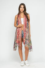 Load image into Gallery viewer, Savannah Thick Stitch Embroidered Vest