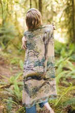 Load image into Gallery viewer, Earth &amp; Sky Bohemian Goddess Starduster Kimono w/Trees
