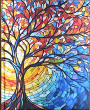 Load image into Gallery viewer, Stained Glass Tree of Life Journal
