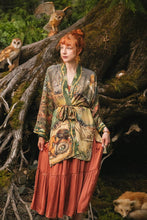 Load image into Gallery viewer, Woodland Wisdom Matinée Duster w/ Florals, Fox &amp; Owl