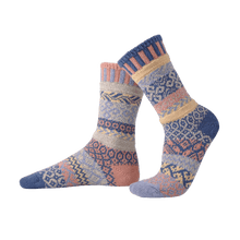 Load image into Gallery viewer, Mirage Crew Socks | USA Made Sustainable Mismatched Socks
