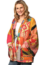 Load image into Gallery viewer, Reversible Cotton Kantha Kimono Jacket