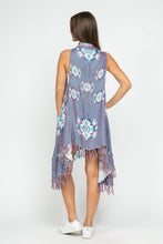 Load image into Gallery viewer, Amber Thick Stitch Embroidered Vest - Pearly Purple