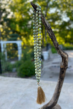 Load image into Gallery viewer, Natural Serpentine Hand Knotted Mala, Rosary 108 Beads