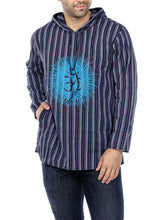 Load image into Gallery viewer, Striped Om Hoodie