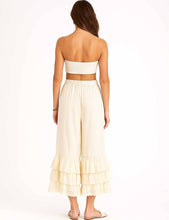 Load image into Gallery viewer, Ladies Solid Color Elastic Waist Pull -On Tiered Ruffle Pants