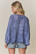 Load image into Gallery viewer, BOHO EMBROIDERED KIMONO CARDIGAN