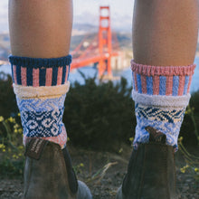 Load image into Gallery viewer, Mirage Crew Socks | USA Made Sustainable Mismatched Socks