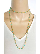 Load image into Gallery viewer, Long Beaded Chain Necklace