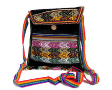 Load image into Gallery viewer, Tribal Peruvian Square Fringe "Julia" Crossbody Purse Bag