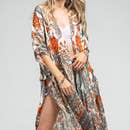 Alabaster Dobby Jacquard Kimono