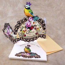 Load image into Gallery viewer, Greeting Card with Tiara, Queen of This Day, Songbird
