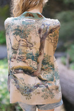 Load image into Gallery viewer, Earth &amp; Sky Pixie Duster Cropped Kimono w/ Trees