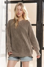 Load image into Gallery viewer, RIBBED TEXTURE OVERSIZED SWEATER
