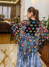 Load image into Gallery viewer, Wildflower Web Crochet Wrap