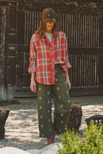 Load image into Gallery viewer, Double Gauze Plaid Oversized Button-Down Shirt