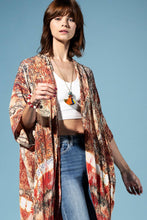 Load image into Gallery viewer, Antique Earth Tie-Dye Kimono