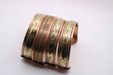 Load image into Gallery viewer, Tri-Metal Magnet Cuffs  (Wide)