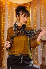 Load image into Gallery viewer, The Guardians Bohemian Scarf with celestial print &amp; angels