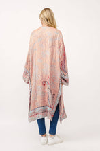 Load image into Gallery viewer, Anais Thick Stitch Embroidered Duster Tall Plus Size