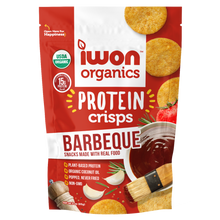 Load image into Gallery viewer, IWON Organics Barbeque Protein Crisps (3 oz)