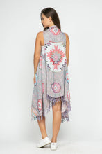 Load image into Gallery viewer, Erin Thick Stitch Embroidered Vest - Lavender Mist