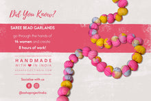 Load image into Gallery viewer, Saree Bead Garland | Pattern | Spring