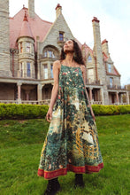 Load image into Gallery viewer, Wildheart Bohéme Long Maxi Slip Dress w/ Unicorn &amp; Castle