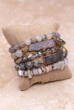 Load image into Gallery viewer, Leona Bracelet Set in Gray