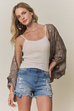 Load image into Gallery viewer, BOHO EMBROIDERED KIMONO CARDIGAN