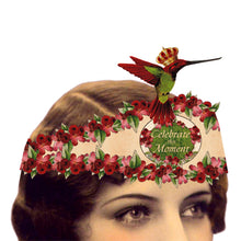 Load image into Gallery viewer, Greeting Card with Tiara, Celebrate This Moment, Hummingbird