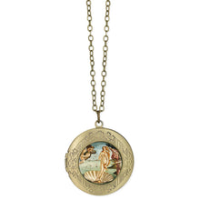 Load image into Gallery viewer, Venus Fine Art Gold Locket Necklace