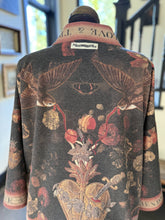 Load image into Gallery viewer, Heart of Gold Fleece Cottage Cardigan Kimono Jacket