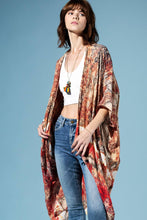 Load image into Gallery viewer, Antique Earth Tie-Dye Kimono