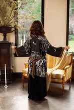 Load image into Gallery viewer, The Guardians Matineé (mid-length) duster w/ angels &amp; moon