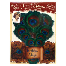 Load image into Gallery viewer, Greeting Card with Tiara, Birthday Magic, Peacock