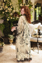 Load image into Gallery viewer, Honey &amp; The Moon Opera Duster Kimono Robe w/ Florals &amp; Bees