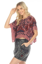 Load image into Gallery viewer, Luna Moth Scarf Crop Top