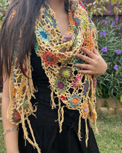 Load image into Gallery viewer, Wildflower Web Crochet Wrap