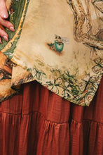 Load image into Gallery viewer, Woodland Wisdom Matinée Duster w/ Florals, Fox &amp; Owl