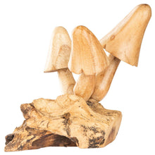 Load image into Gallery viewer, WOODEN 3 MUSHROOMS