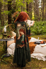 Load image into Gallery viewer, Solstice Matineé (mid-length) duster ft Persephone &amp; Moon
