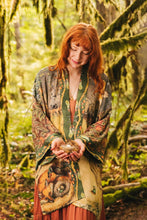 Load image into Gallery viewer, Woodland Wisdom Matinée Duster w/ Florals, Fox &amp; Owl