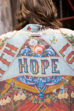 Load image into Gallery viewer, Love Language Opera Duster Kimono Robe w/ Faith, Hope