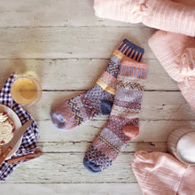 Load image into Gallery viewer, Mirage Crew Socks | USA Made Sustainable Mismatched Socks