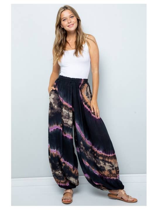 Tie-Dye Harem Pant