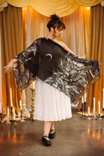 Load image into Gallery viewer, The Guardians Bohemian Scarf with celestial print &amp; angels